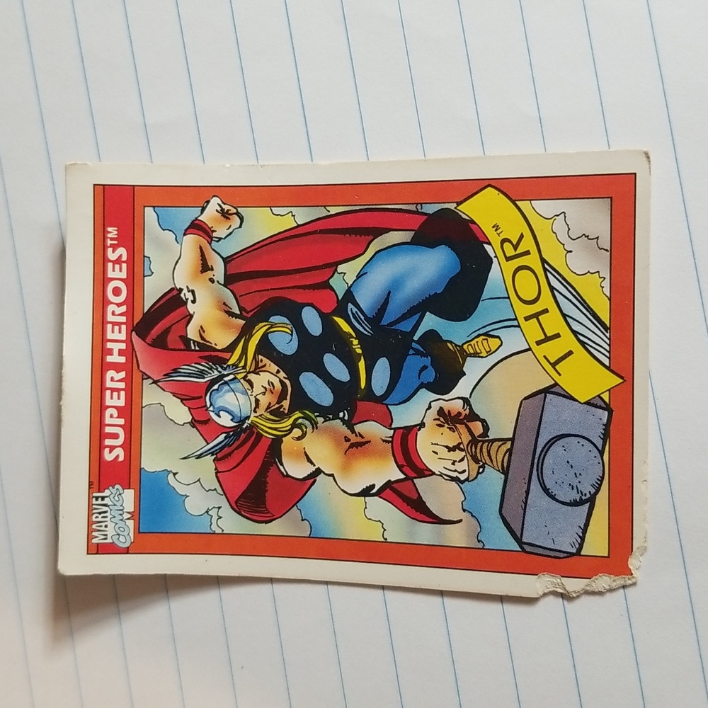 Marvel Comic Trading Card Thor #18